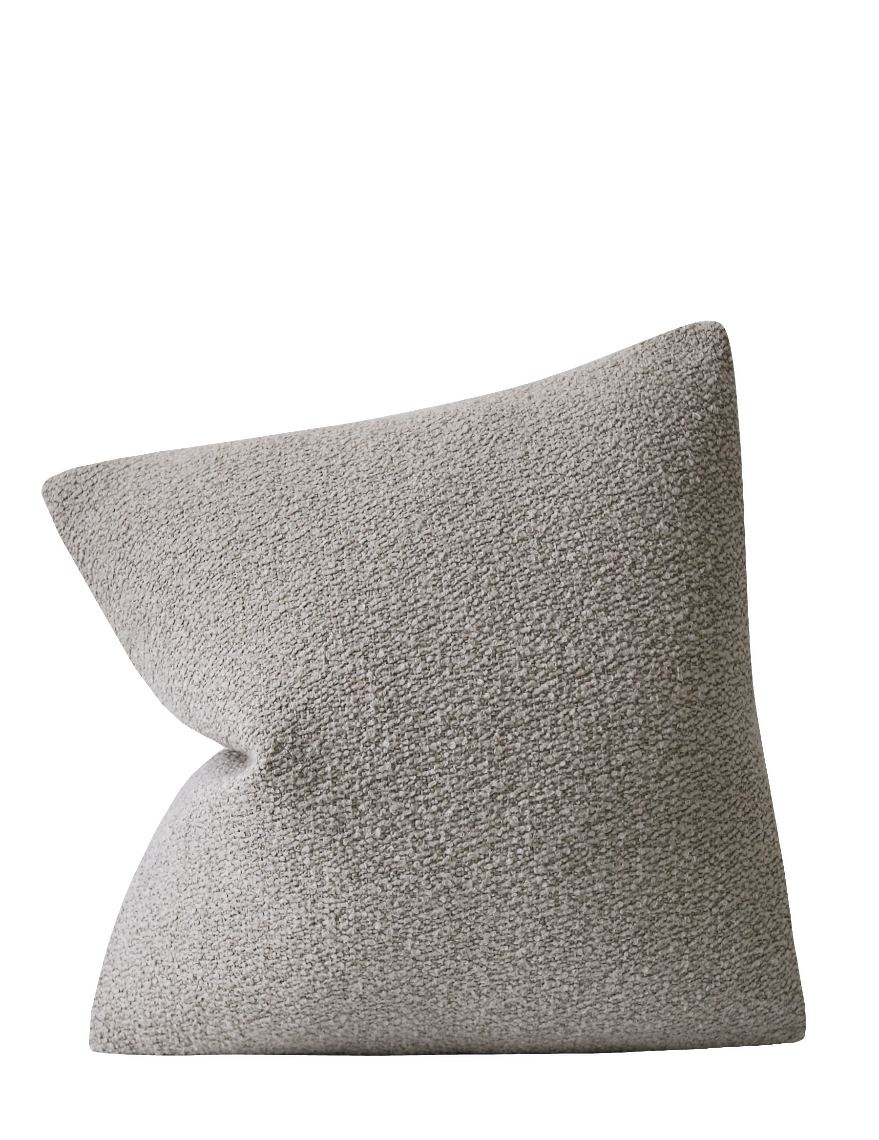 Baba Bouclé Pillow | Natural Dark