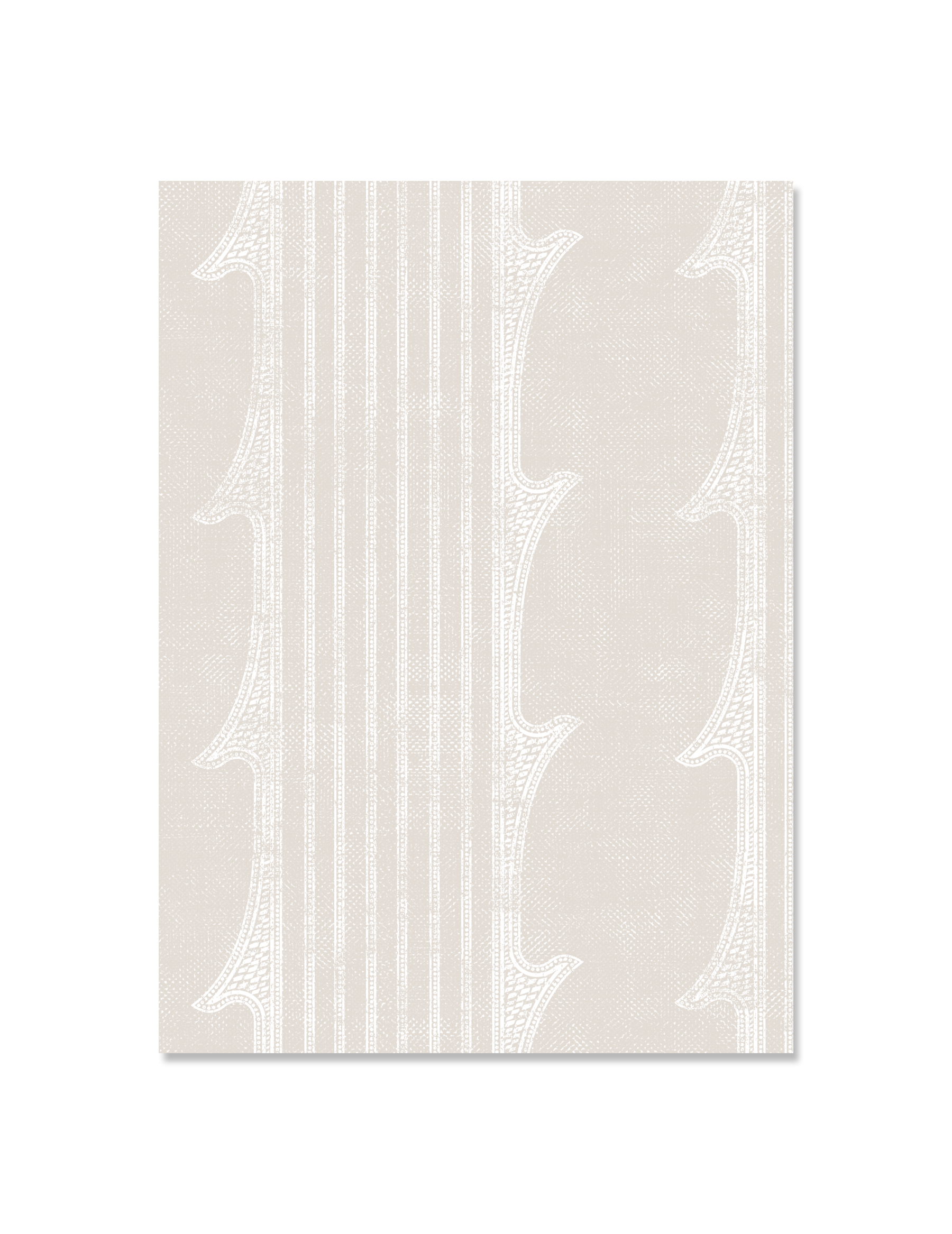 Corinth Wallpaper Sample / Creme