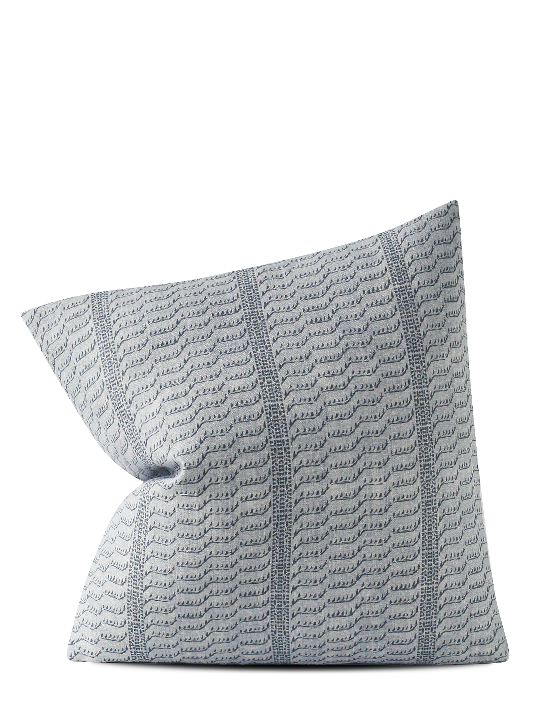 Pilar Pillow / Blue Overprint
