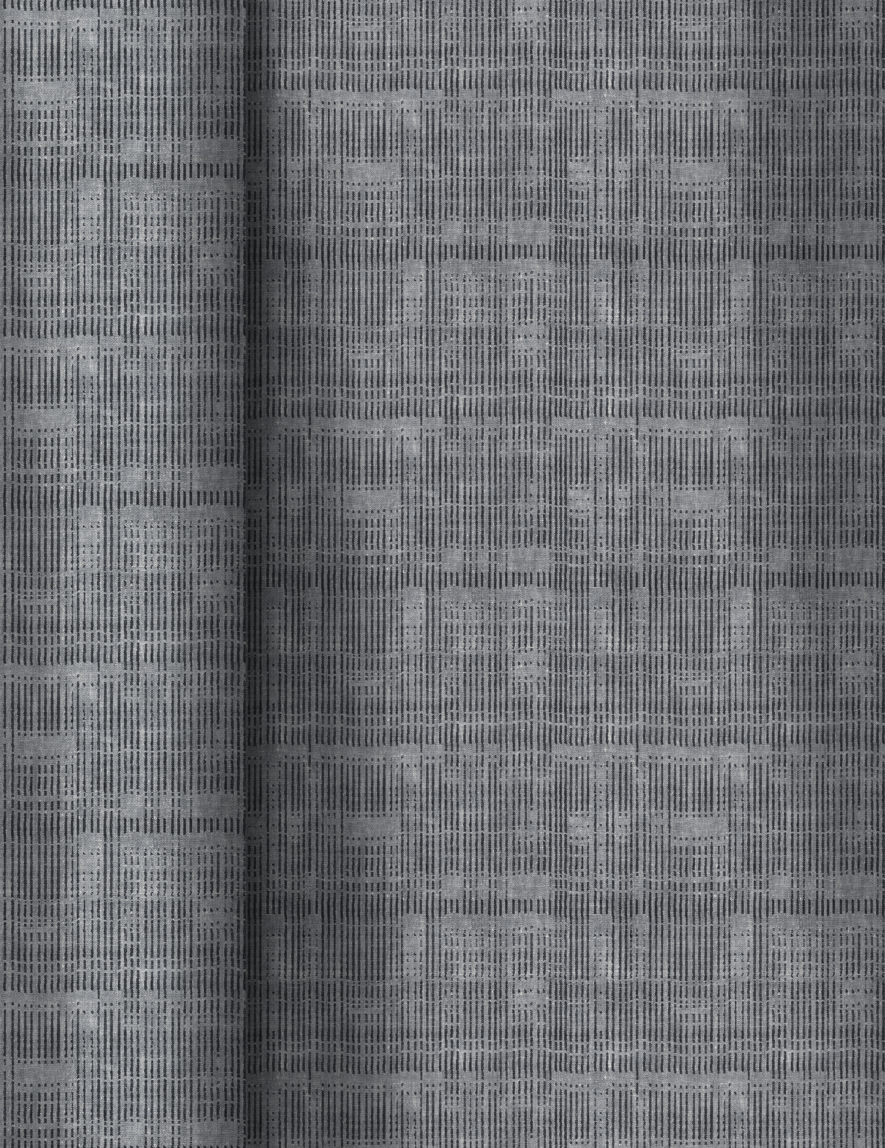 Sabine Fabric / Blue Overprint