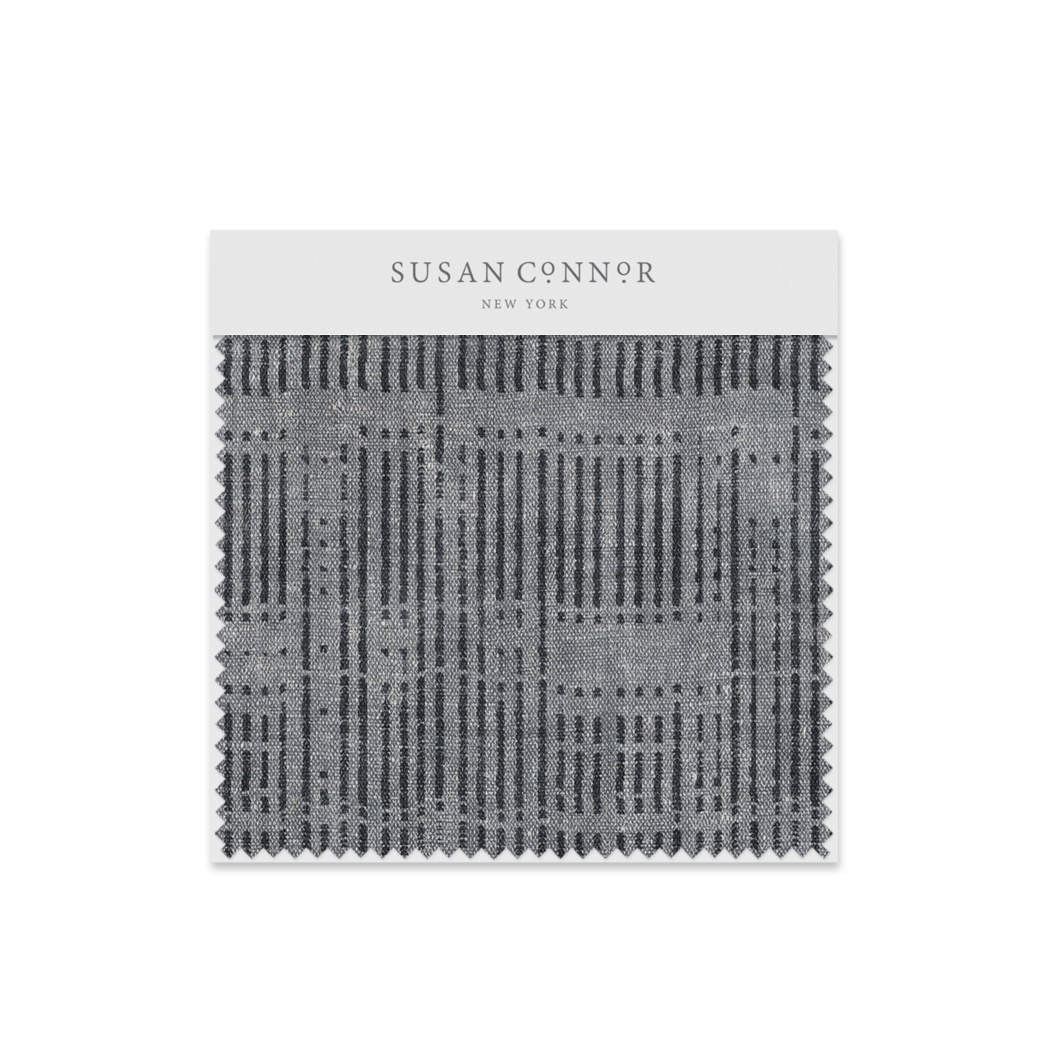 Sabine Fabric / Blue Overprint