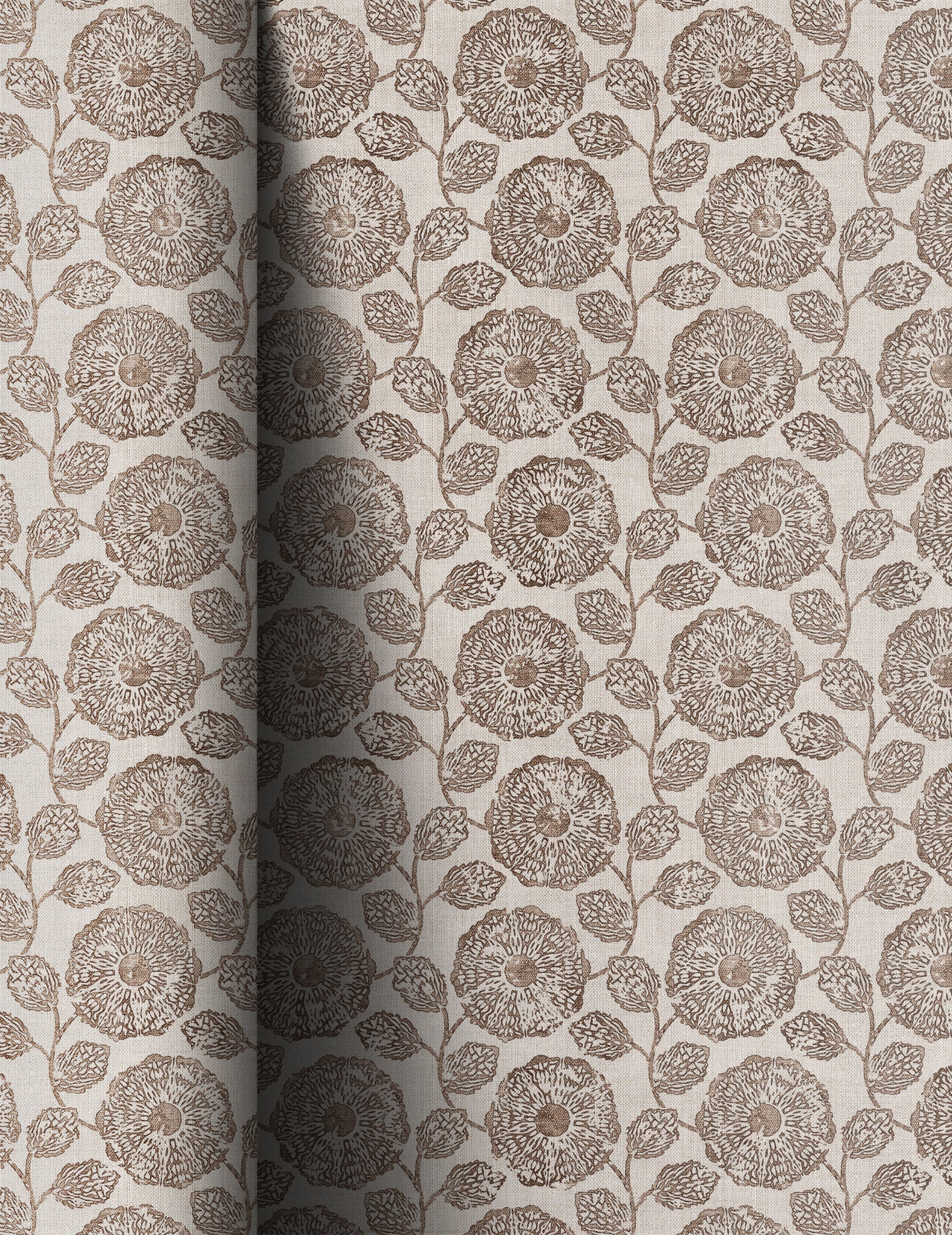 Freedia Fabric / Sepia Natural