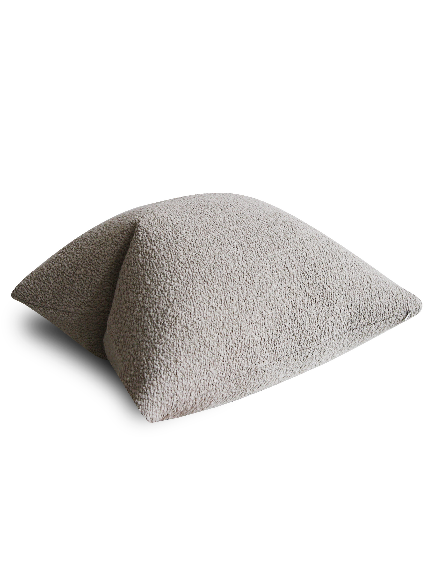 Baba Bouclé Pillow | Natural Dark