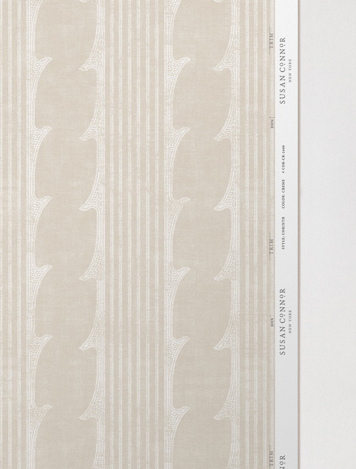 Corinth Wallpaper / Creme